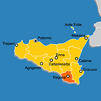 Mappa B&B Provincia di Ragusa